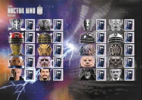 LS85 2013 Dr Who (Smilers Sheet)
