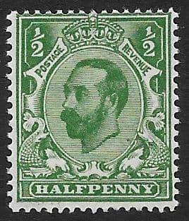 N1 (3) ½d Deep Green Crown Watermark Die 1a Type N1 Unmounted Mint