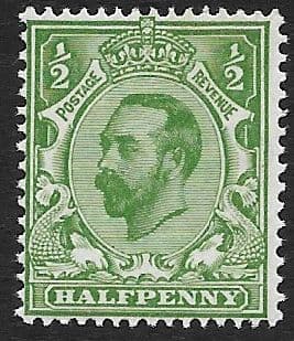 N1 (5) ½d Yellow Green Crown Watermark Die 1a Type N1 Unmounted Mint