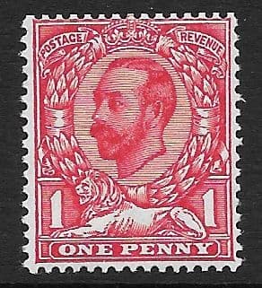 N10 (1) 1d  Scarlet Simple Cypher Watermark Die Ib Type N3 Unmounted Mint