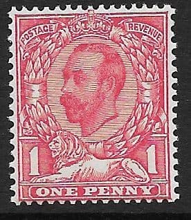 N10 (2) 1d  Pale Scarlet Simple Cypher Watermark Die Ib Type N3 Unmounted Mint