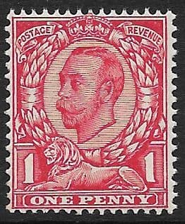 N11 (1) 1d Scarlet Crown Watermark Die II Type N4 Unmounted Mint