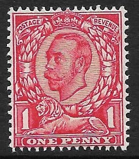 N11 (2) 1d Bright Scarlet Crown Watermark Die II Type N4 Unmounted Mint