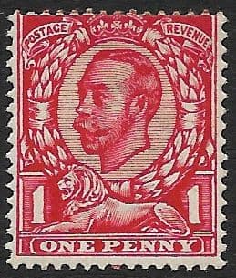 N11 (4) 1d Very Deep Bright Scarlet Crown Watermark Die II Type N4 Unmounted Mint