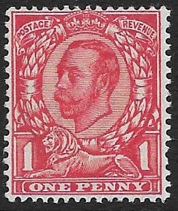 N11 (5) 1d Aniline Scarlet Crown Watermark Die II Type N4 Unmounted Mint