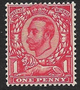 N13 (3) 1d Deep Bright Scarlet Multiple Cypher Watermark Die II Type N4 Unmounted Mint
