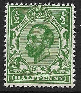 N2 (6) ½d Deep Green Crown Watermark Die 1b Type N1 Unmounted Mint