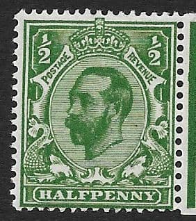 N2 (7) ½d Very Deep Green Crown Watermark Die 1b Type N1 Unmounted Mint