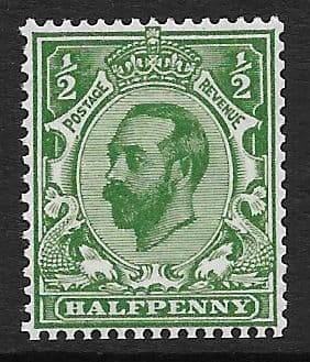 N3 (1) ½d Green Simple Cypher Watermark Die 1b Type N1 Unmounted Mint