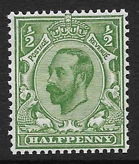 N3 (2) ½d Pale Green Simple Cypher Watermark Die 1b Type N1 Unmounted Mint