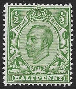 N4 (2) ½d Pale Green Crown Watermark Die II Type N2 Unmounted Mint