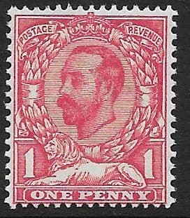 N7 (2) 1d Pale Carmine Red Crown Watermark Die Ia Type N3 Unmounted Mint