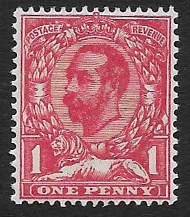 N7 (3) 1d Deep Carmine Red Crown Watermark Die Ia Type N3 Unmounted Mint