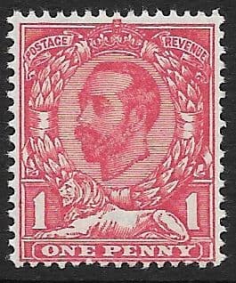 N7 (4) 1d Carmine Crown Watermark Die Ia Type N3 Unmounted Mint