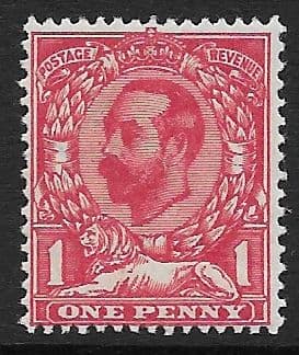 N8 (5) 1d Deep Bright Carmine Crown Watermark Die Ib Type N3 Unmounted Mint