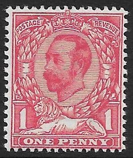 N8 (7) 1d Pale Carmine Red Crown Watermark Die Ib Type N3 Unmounted Mint