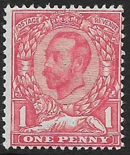 N8 (8) 1d Rose Pink Crown Watermark Die Ib Type N3 Unmounted Mint