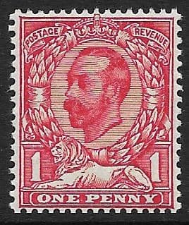 N9 (1) 1d Scarlet Crown Watermark Die Ib Type N3 Unmounted Mint