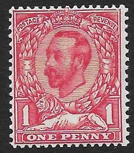 N9 (2) 1d Pale Scarlet Crown Watermark Die Ib Type N3 Unmounted Mint