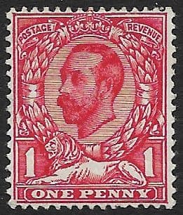 N9 (3) 1d Bright Scarlet Crown Watermark Die Ib Type N3 Unmounted Mint