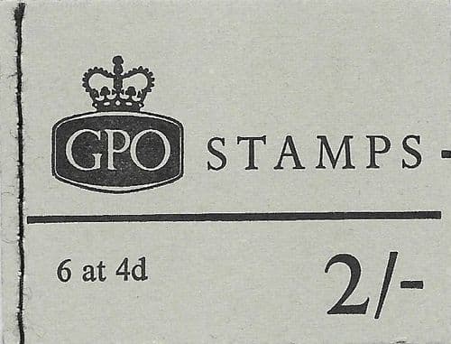 NP39 January 1970 2/- Machin Pre-Decimal Stitched Stamp Booklet