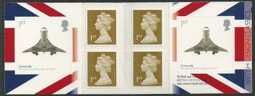 PM19 2009 British Design Classics (Issue 3) Concorde (Self Adhesive Stamp Booklets)