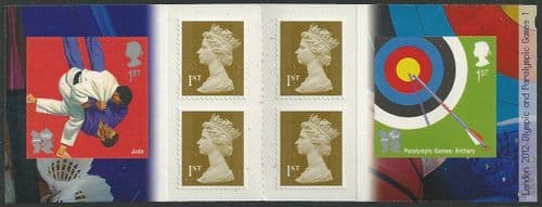 PM21 2010 Olympic and Paralympic Games (Issue1) Judo & Archery (Self Adhesive Stamp Booklets)