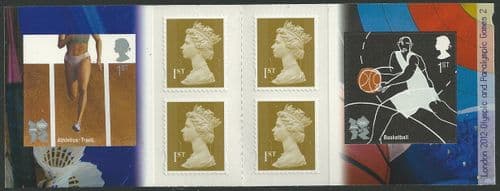 PM22 2010 Olympic and Paralympic Games (Issue 2) Track & Basketball (Self Adhesive Stamp Booklets)