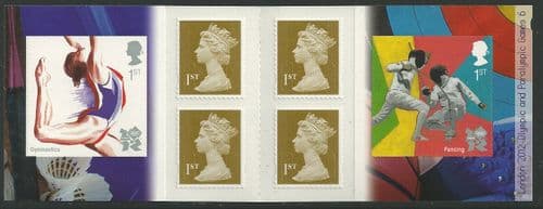 PM32 2011 Olympic and Paralympics (Issue 6) (Self Adhesive Stamp Booklets)