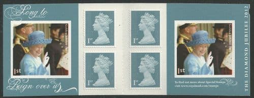 PM33 2012 Diamond Jubilee (Self Adhesive Stamp Booklets)