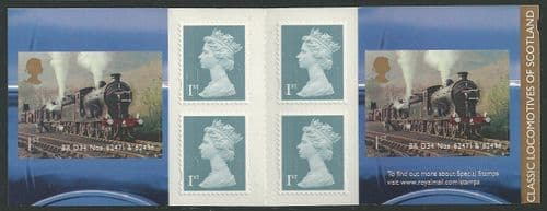 PM34 2012 Classic Locomotives of Scotland (Self Adhesive Stamp Booklets)