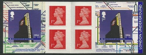 PM35 2013 London Underground (Self Adhesive Stamp Booklets)
