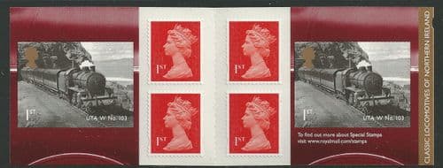 PM38 2013 Classic Locomotives of Northern Ireland (Self Adhesive Stamp Booklets)