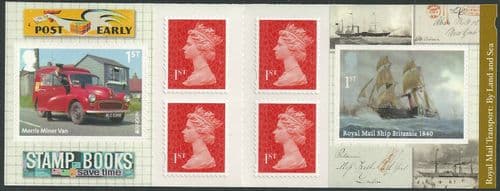 PM40 2013 Royal Mail Transport (Self Adhesive Stamp Booklets)