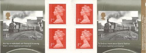 PM45 2014 Classic Locomotives of Wales (Self Adhesive Stamp Booklets)