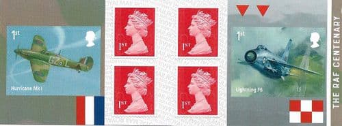 PM59 2018 RAF Centenary (Self Adhesive Stamp Booklets)