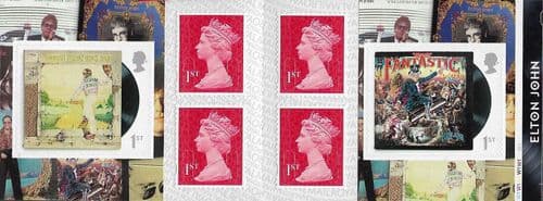 PM68 2019 Elton John (Self Adhesive Stamp Booklets)