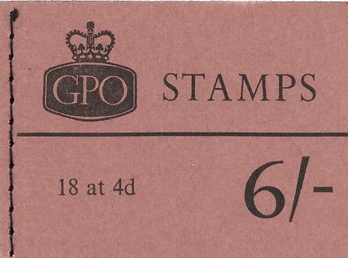 QP31 December 1967 6/- Machin Pre-Decimal Stitched Stamp Booklet