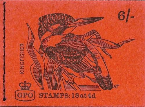 QP39 July 1968 6/- Machin Pre-Decimal Stitched Stamp Booklet