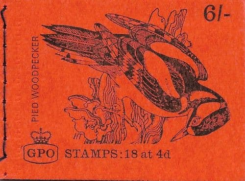 QP42 October 1968 6/- Machin Pre-Decimal Stitched Stamp Booklet