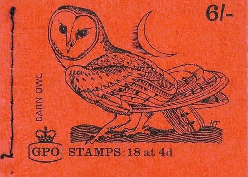 QP46 February 1969 6/- Machin Pre-Decimal Stitched Stamp Booklet