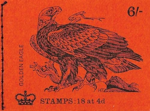 QP55 October 1970 6/- Machin Pre-Decimal Stitched Stamp Booklet