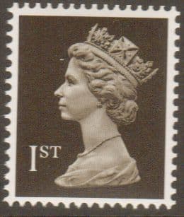 SG1452 1st Class Black NVI Machin Stamp PCP Questa