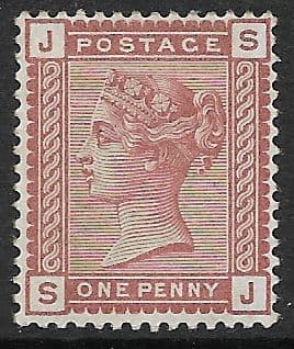 SG166 1d Venetian Brown 1880-81 MOUNTED Mint (Queen Victoria Surface Printed Stamps)