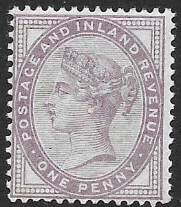 SG172a Bluish Lilac 16 Dots  MOUNTED MINT (Queen Victoria Surface Printed Stamps)