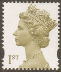 SG2124 2 Band Perf 15 x 14 De La Rue Print 1st Class New Millennium Stamp