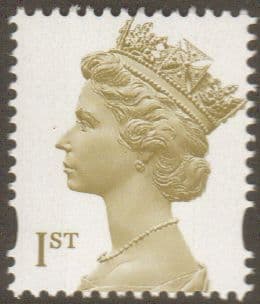 SG2124d 2 Band Perf 14 Walsall Print 1st Class New Millennium Stamp