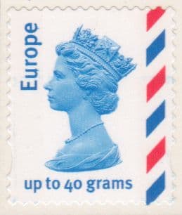 SG2358 Europe Up To 40g NVI Definitive Stamp Self Adhesive