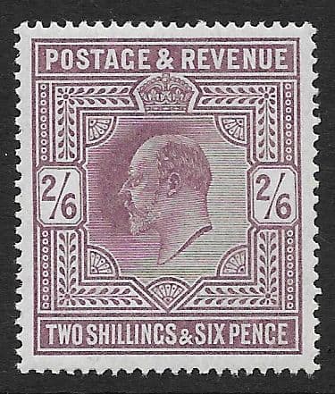 SG316 2s6d Dull Reddish Purple Somerset House Printing  Unmounted Mint (Stock E70014)