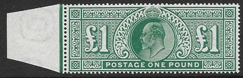 SG320 £1 Deep Green Somerset House Printing Unmounted Mint (Stock E70006)